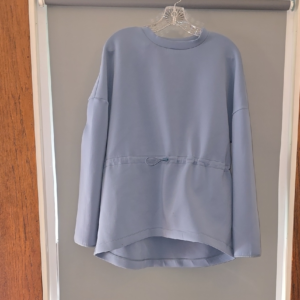 Sweaty Betty Neoprene Type Sweatshirt Ashy Blue